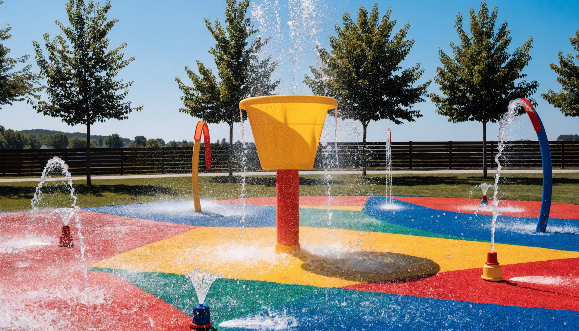 A splash pad from the directory