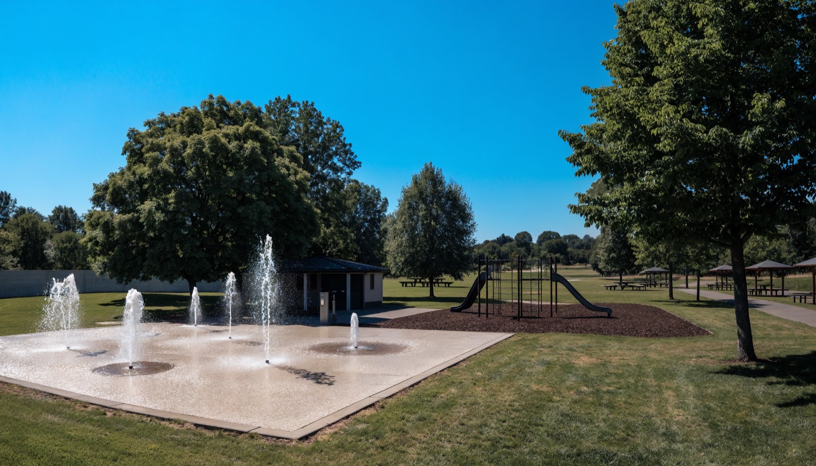 A free splash pad from the directory